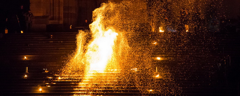 Feuershow Schwäbisch Hall, Funkenzauber