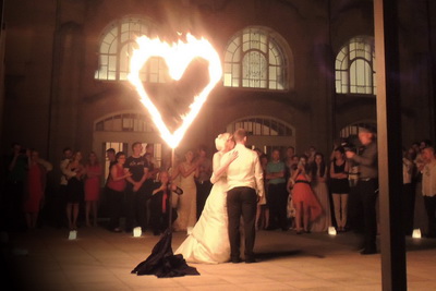 Hochzeit Feuershow