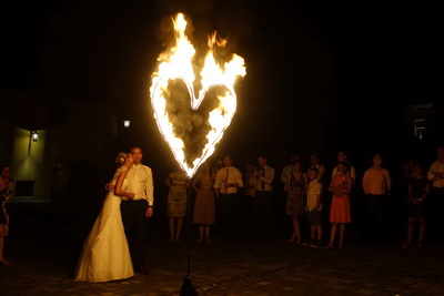 Hochzeit Feuershow